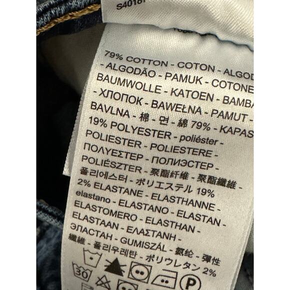 Levi's 711 Skinny Denim Jeans Animal Print Leopard Cotton Stretch Women 27 NWT - Picture 9 of 9